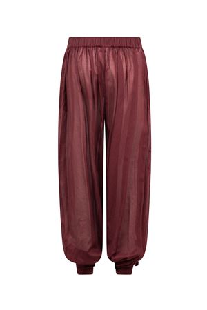 Pantalone ampio in cotone bordeaux THE ANDAMANE | TM190455ATNC108ROUGENOIR